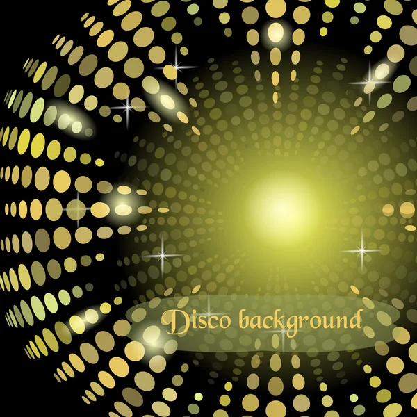 Version fond disco avec effets de lumière — Image vectorielle