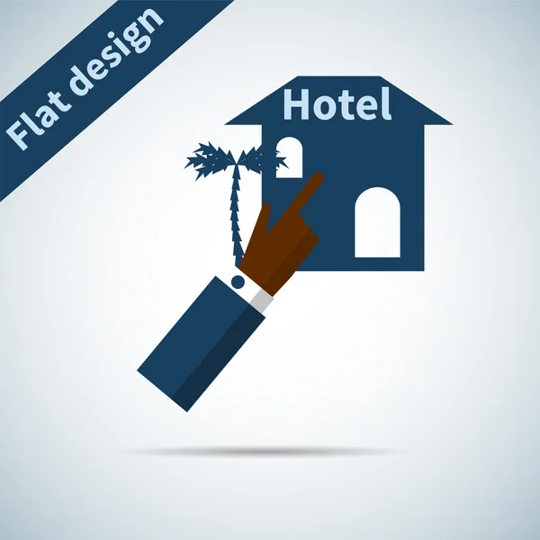 Hotel icon — Stock Vector