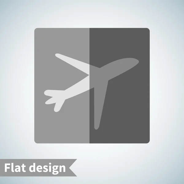 Icono de avión — Vector de stock