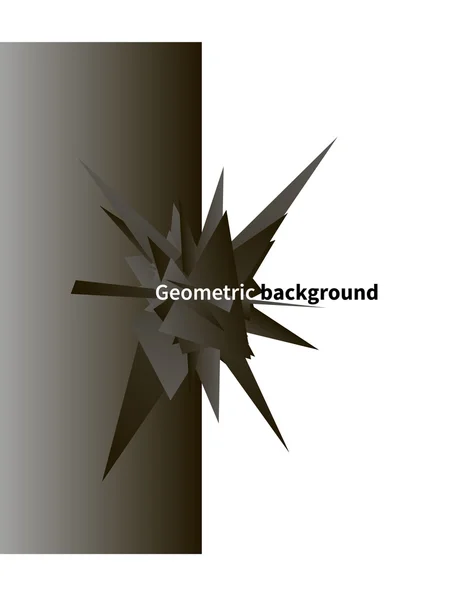 Contexto geométrico abstrato — Vetor de Stock