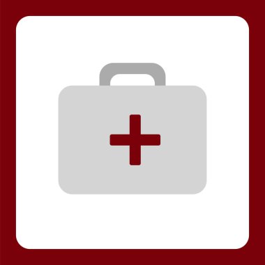 Yol kiti simgesi düz tasarımı