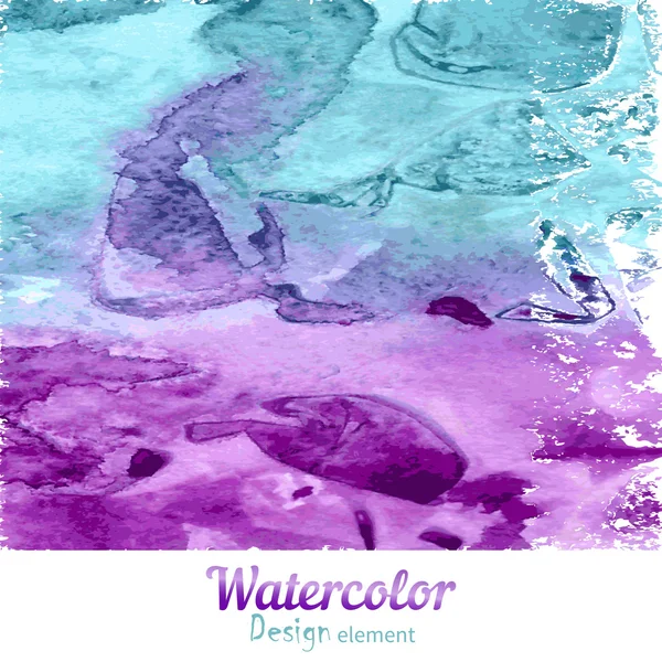 Watercolor design element — Stock Vector