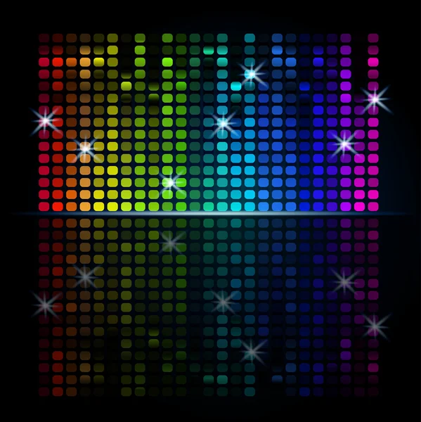 Colorful musical bar showing volume — Stock Vector