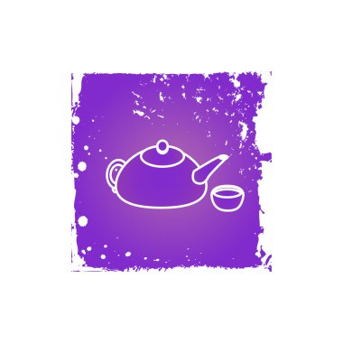 Simge düz çaydanlık