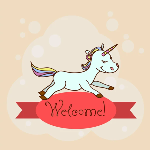 yazıt hoş geldiniz ve tek boynuzlu at