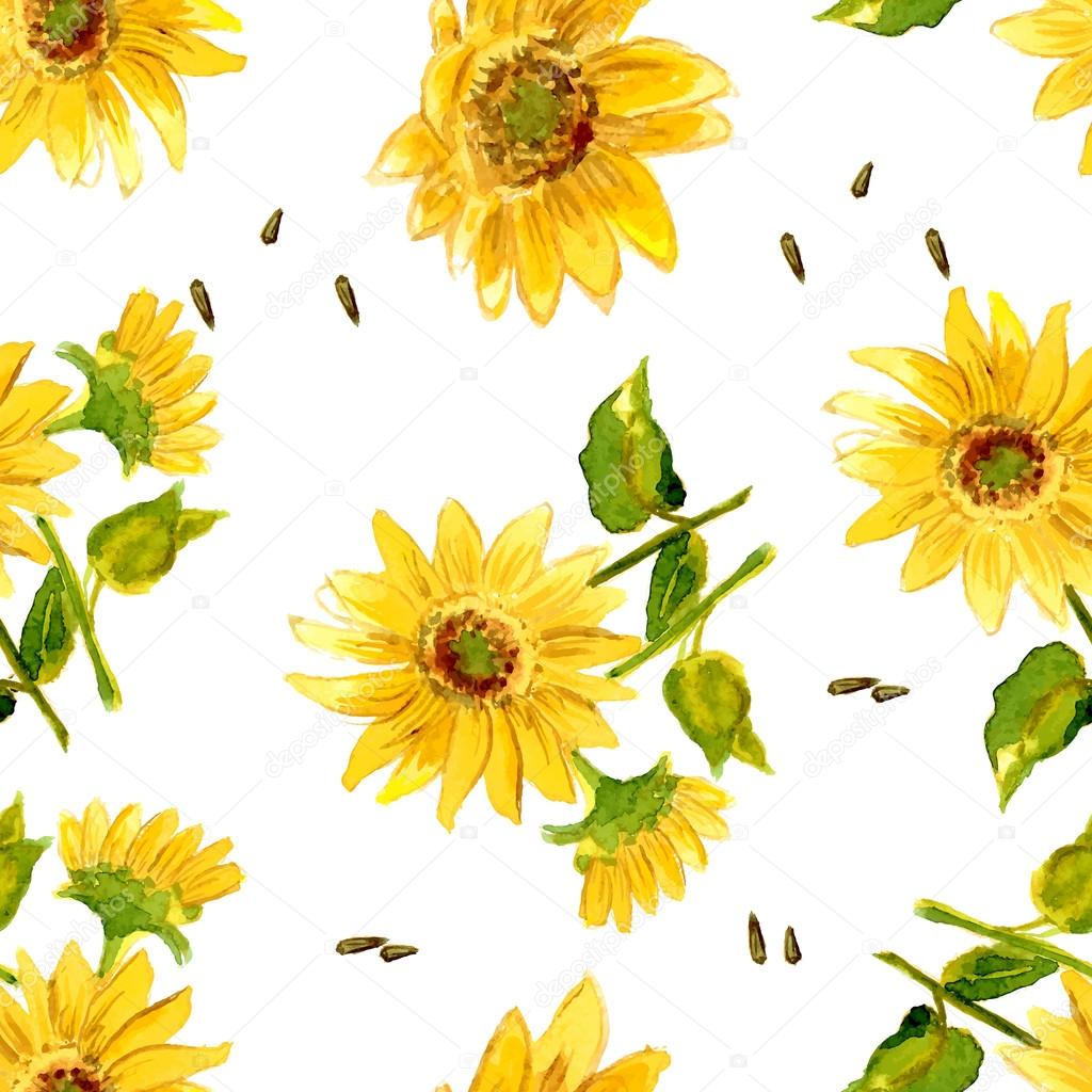Composition from Yellow Sunflowers