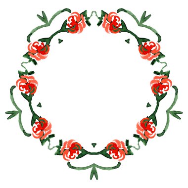 şık çiçekli kart