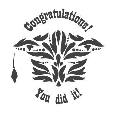 Tebrikler mezunu ile tebrik kartı  