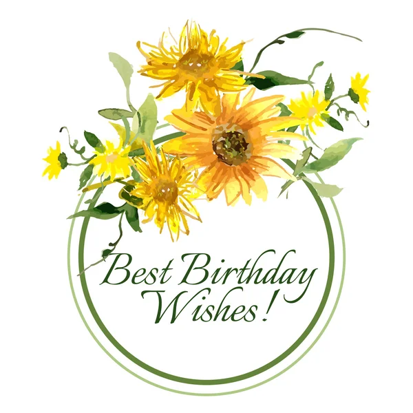 Kompozisyon sarı ayçiçeği