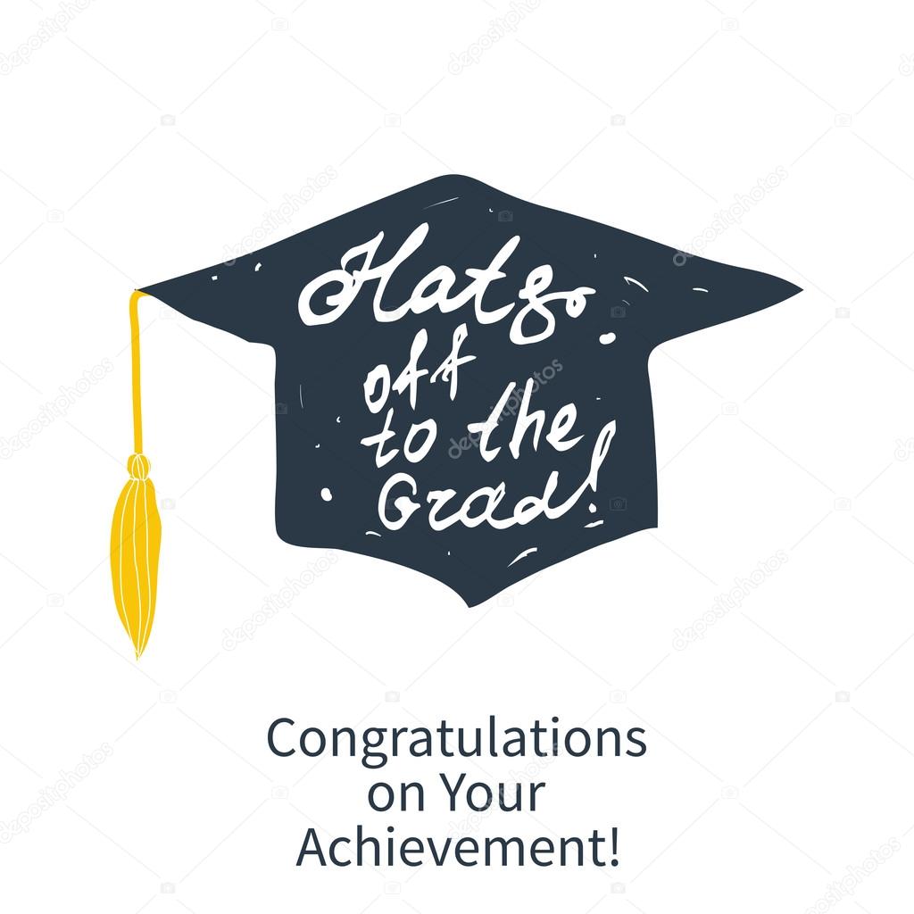 Greeting Card With Congratulations Graduate  