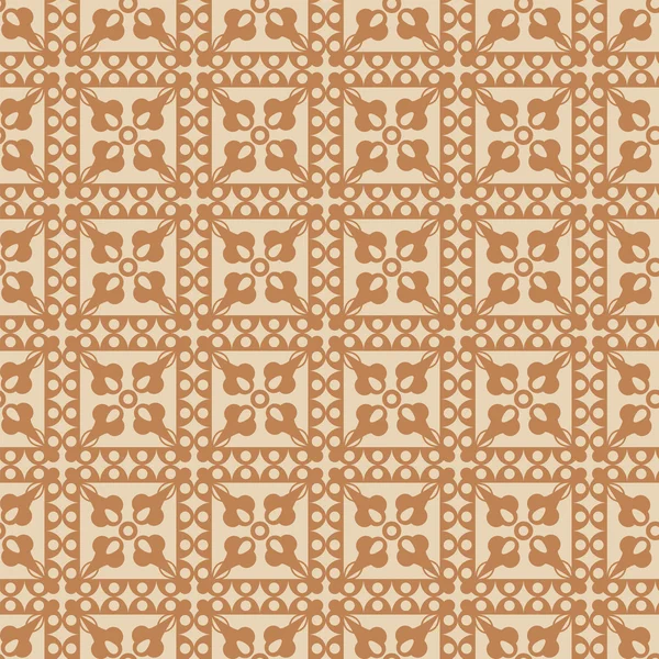 Motif floral géométrique sans couture — Image vectorielle