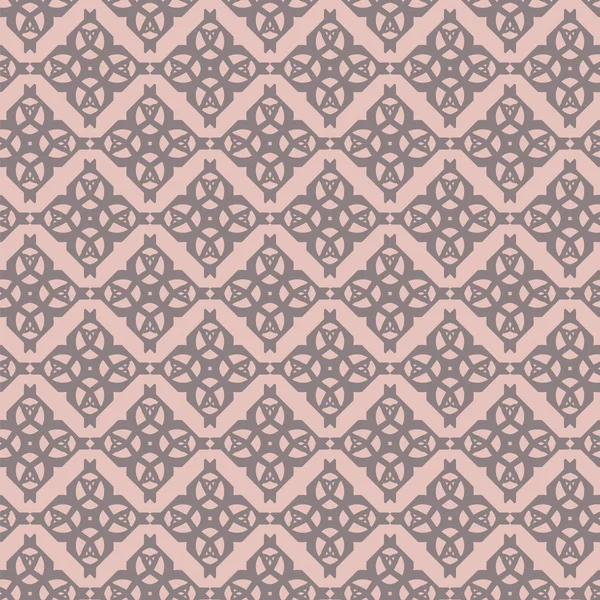 Motif floral géométrique sans couture — Image vectorielle