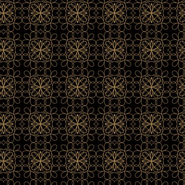 geometrik çiçek desenli