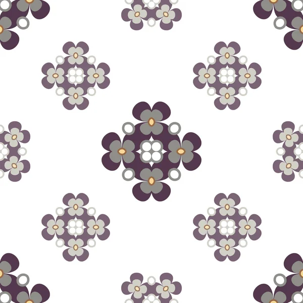 Patrón floral geométrico — Archivo Imágenes Vectoriales