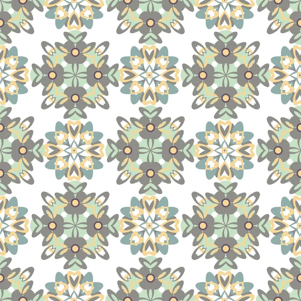 Patrón floral geométrico — Archivo Imágenes Vectoriales