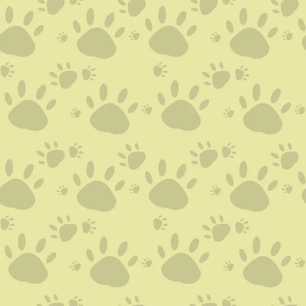 Cat paws background — Stock Vector