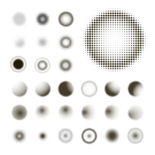 抽象半色调点 — 图库矢量图片