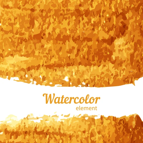 Watercolor golden texture — Stock Vector