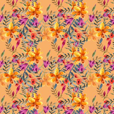 Parlak renkli çiçekler