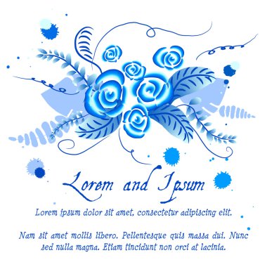 Halk çiçekli desen