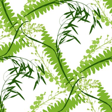 Arka plan ile yeşil çiçekler