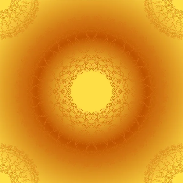 Ornement floral en zentangle — Image vectorielle