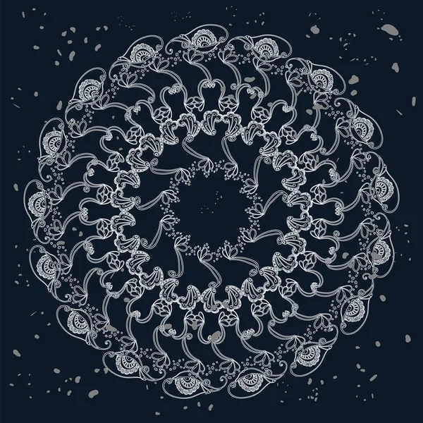Circulaire patroon ornament — Stockvector