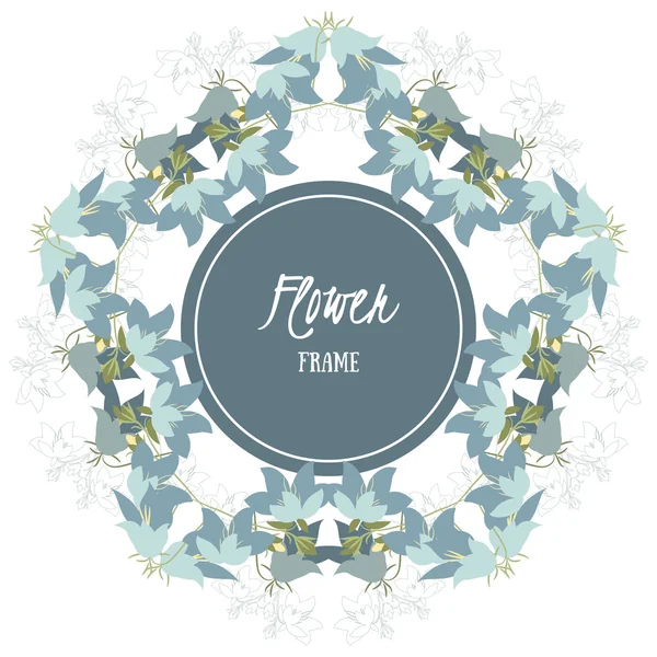 Floral frame background — Stock Vector