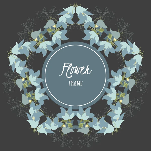Floral frame background — Stock Vector