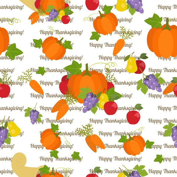 Thanksgiving Day pattern — Stock Vector