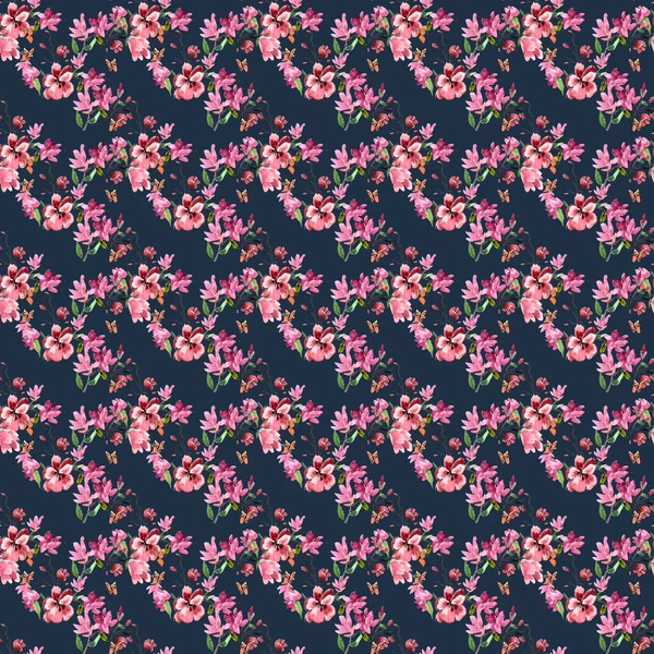 Magnolia flowers Pattern — Stock Photo, Image