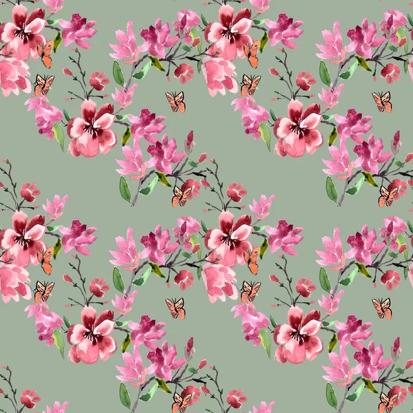 Magnolienblütenmuster — Stockfoto