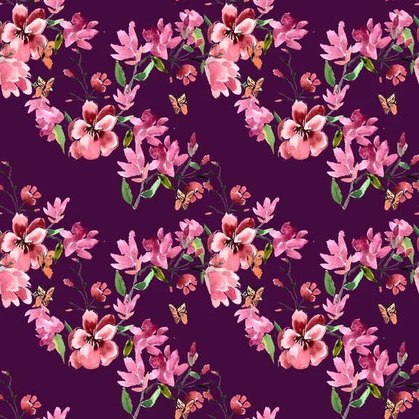 Magnolia flowers Pattern — Stock Photo, Image