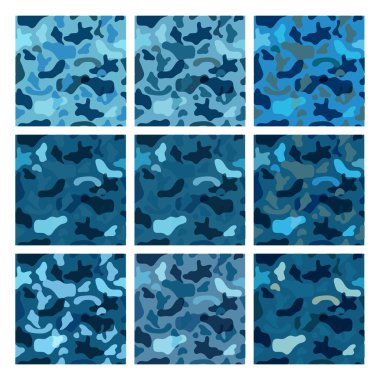 askeri kamuflaj kumaş desenleri