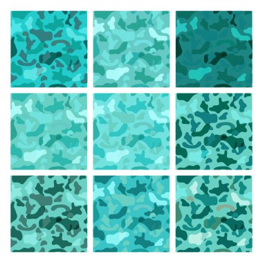 askeri kamuflaj kumaş desenleri