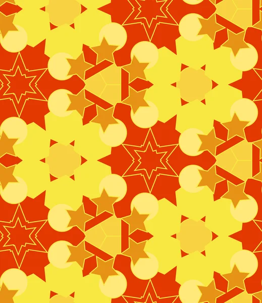 Γεωμετρική και floral μοτίβο — Διανυσματικό Αρχείο