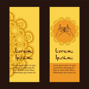 Merdiven cennet Tapınağı mudra eller