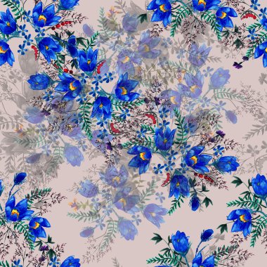 suluboya çiçek arka plan