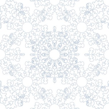 Mavi sevimli kar taneleri