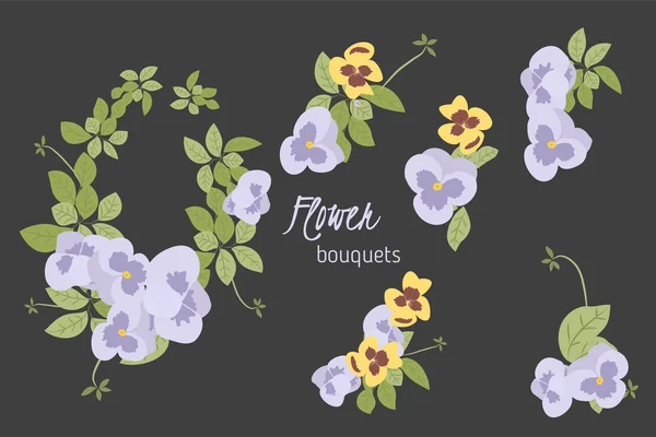 Antecedentes florales — Vector de stock