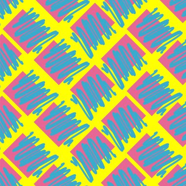 Seamless pattern in retro style clipart