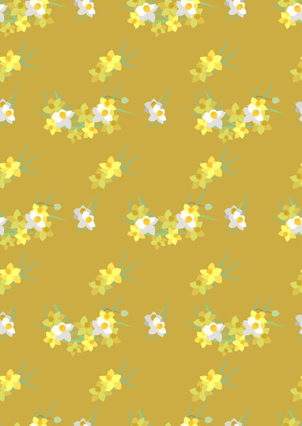 Нарцисс старинный фон
