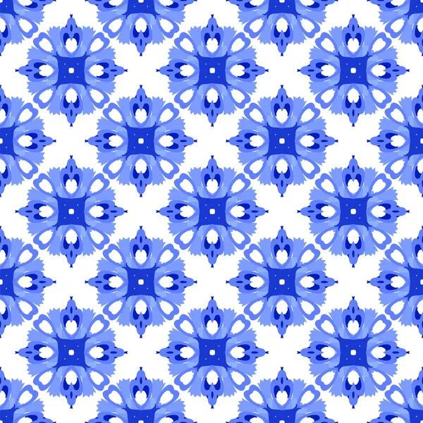 Γεωμετρικό μοτίβο λουλουδιών χωρίς ραφή — Διανυσματικό Αρχείο