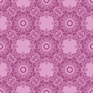 Dairesel mandala desen süsleme  