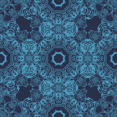 Dairesel mandala desen süsleme  