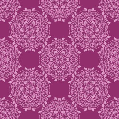 Dairesel mandala desen süsleme  