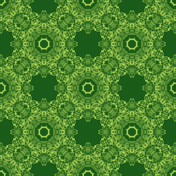 Circular mandala pattern ornament — Stock Vector