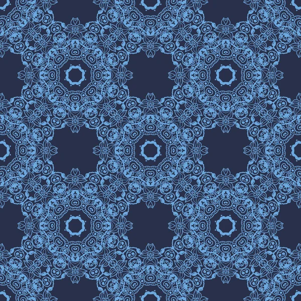 Ornement de motif mandala circulaire — Image vectorielle