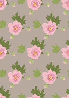 Çiçek Şakayık vintage doku