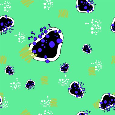 Retro vintage 80 Memphis tarzı